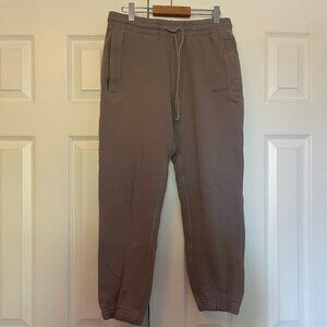 Roots Organic Original Boyfriend Sweatpants – Size 2 – Taupe/Grey